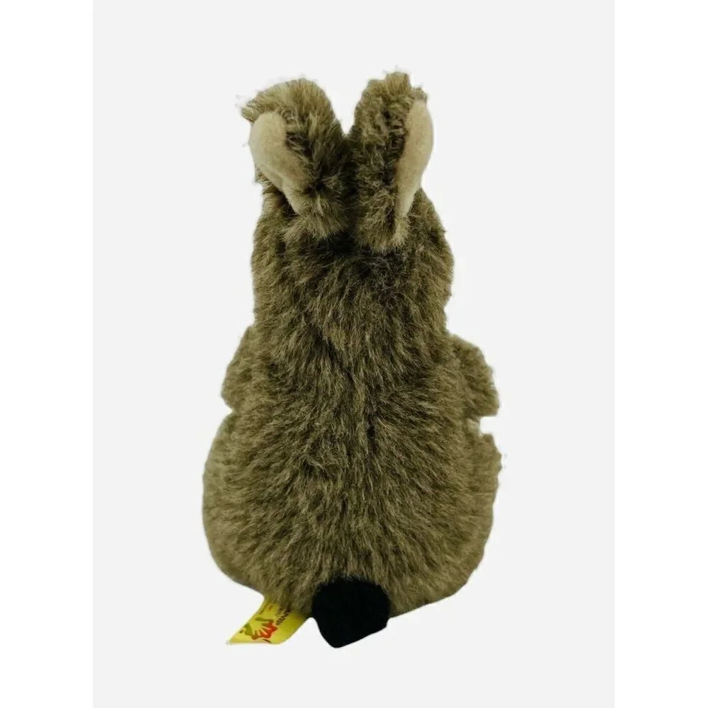 Folkmanis Mini Jack Rabbit Finger Puppet Plush Easter Spring Soft Toy Bunny Cute